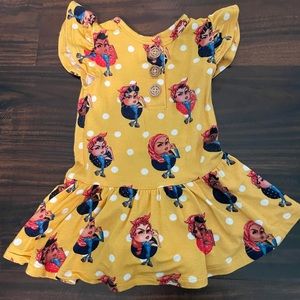 Posh Peanut Rosie Twirl Bodysuit Dress